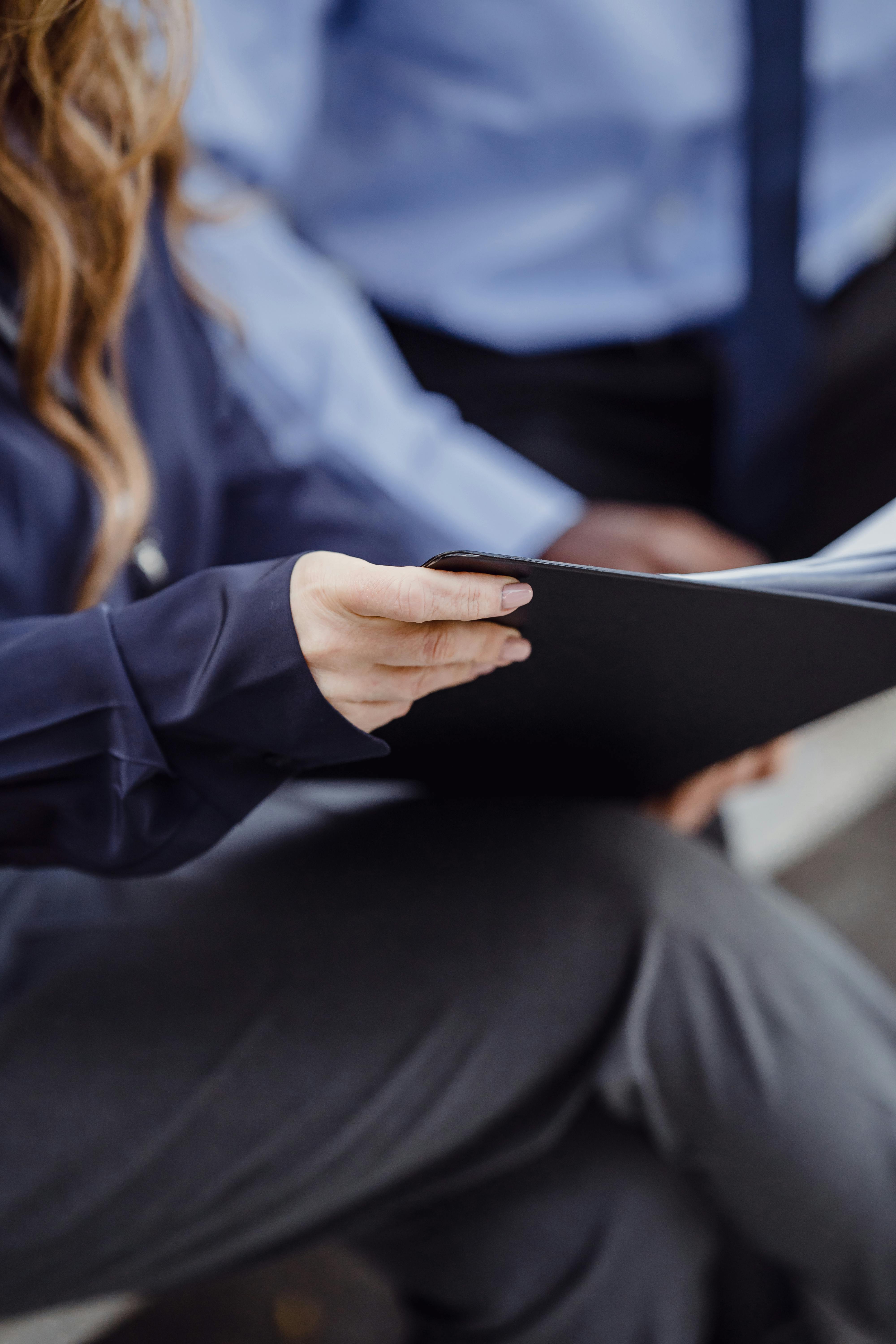 Staffing professional with documents